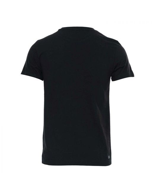 Lacoste Black Sport Print Logo Breathable T-Shirt for men