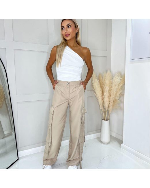 AX Paris Multicolor Detail Cargo Pants