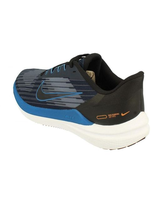 Nike Blue Air Winflo 9 Trainers for men