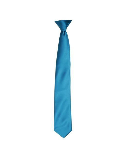 PREMIER Blue Adult Satin Tie