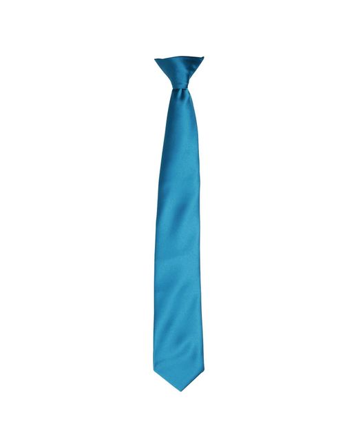PREMIER Blue Adult Satin Tie