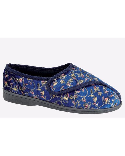 Zedzzz Blue Janice Slippers