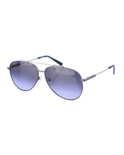 Ferragamo Blue Sf265S Sunglasses