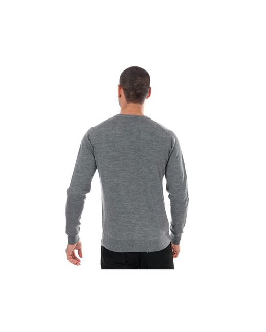 Lacoste Gray Knitted Jumper for men