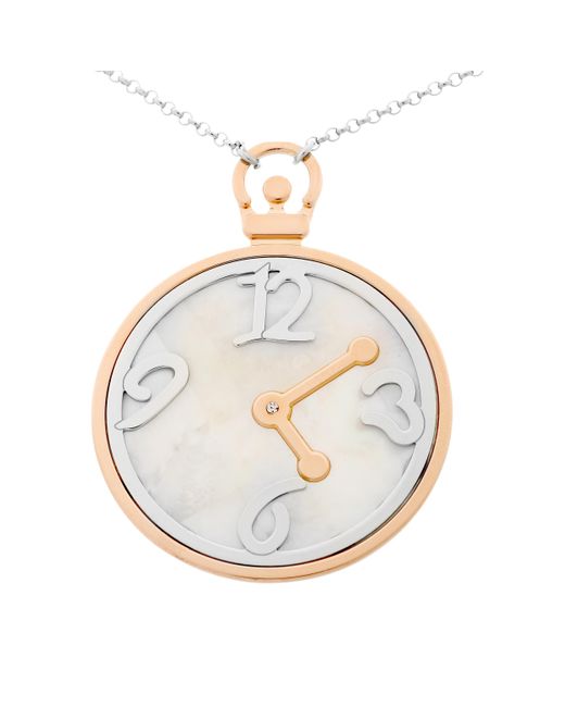 Orphelia Metallic 925 Sterling Necklace