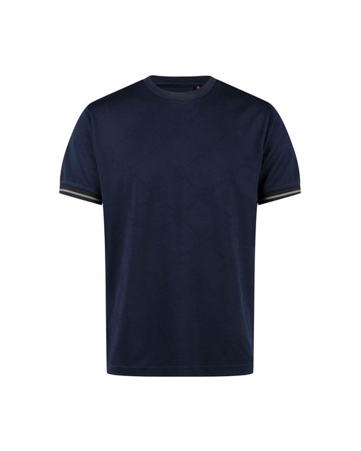 Luke 1977 Blue Arriba Textured T-Shirt for men