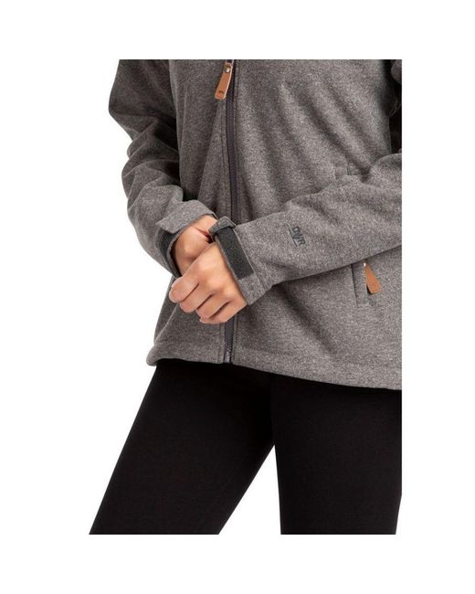 Trespass Gray Ladies Rosa Jacket (Dark Marl)