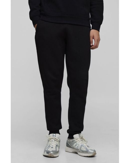 BoohooMAN Black Basic Slim Fit Jogger for men