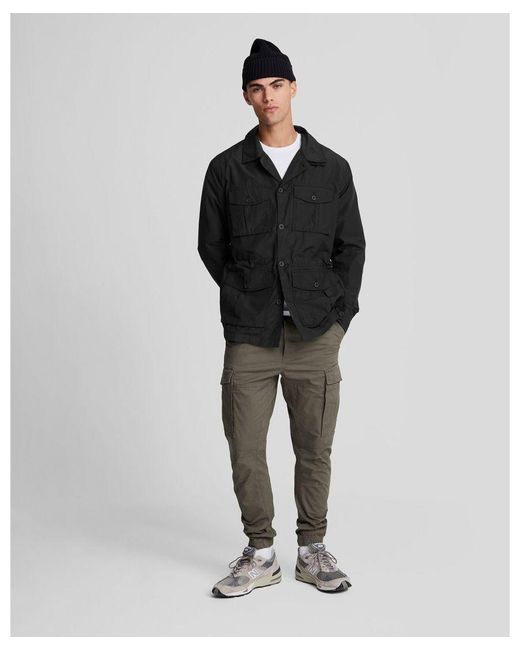 Lyle & Scott Black Field Jacket for men