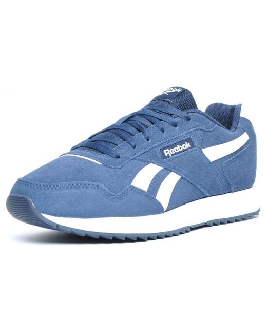 Reebok Blue Classic Glide Ripple Suede for men