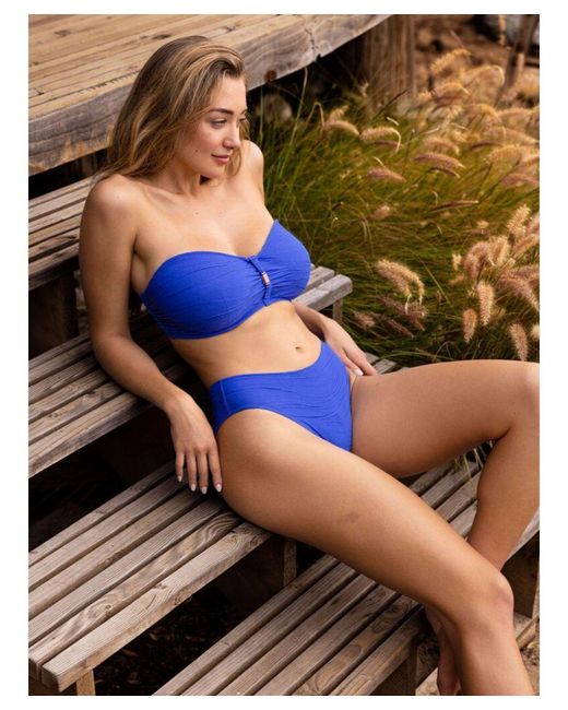 Fantasie Blue Beach Waves Bikini Brief