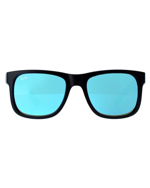 Ray-Ban Blue Sunglasses Justin 4165 622/55 Mirror for men