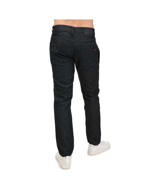 DIESEL Black D-Fining Tapered Jeans for men