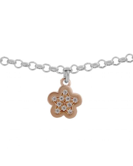 Orphelia Metallic 'Nixie' 925 Sterling Bracelet