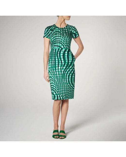 L.K.Bennett Green Kaleigh Dress, Cotton