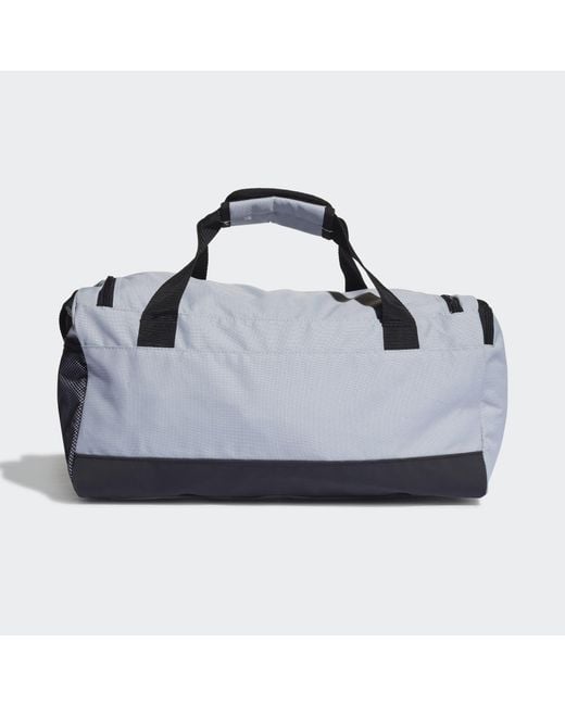 Adidas Blue Essentials Logo Duffel Bag Extra Small