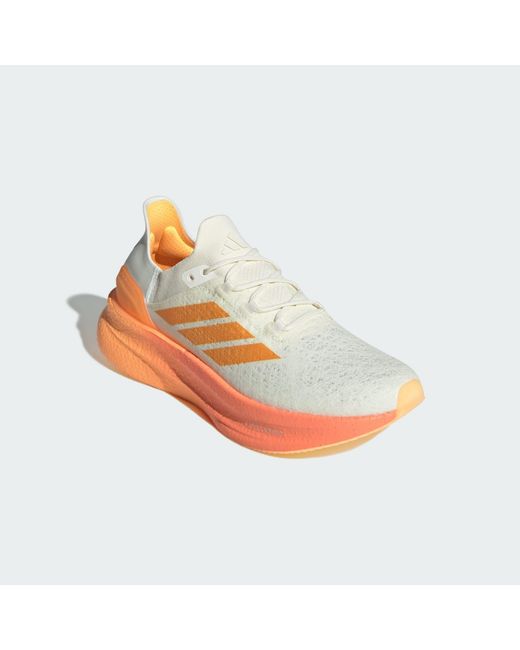 Adidas Originals White Ultraboost 5 Strung Shoes for men