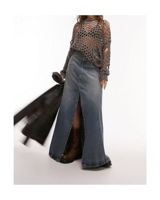 Black a line skirt topshop hot sale