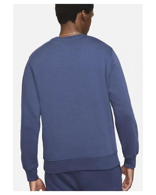 Nike Blue Multi Swoosh Crewneck Sweatshirt for men