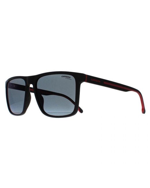 Carrera Black Rectangular Plastic Sunglasses for men