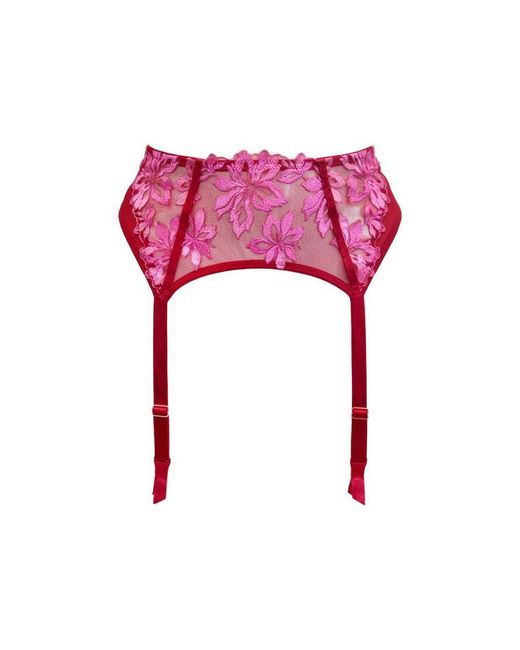 Pour Moi Pink Roxie Suspender