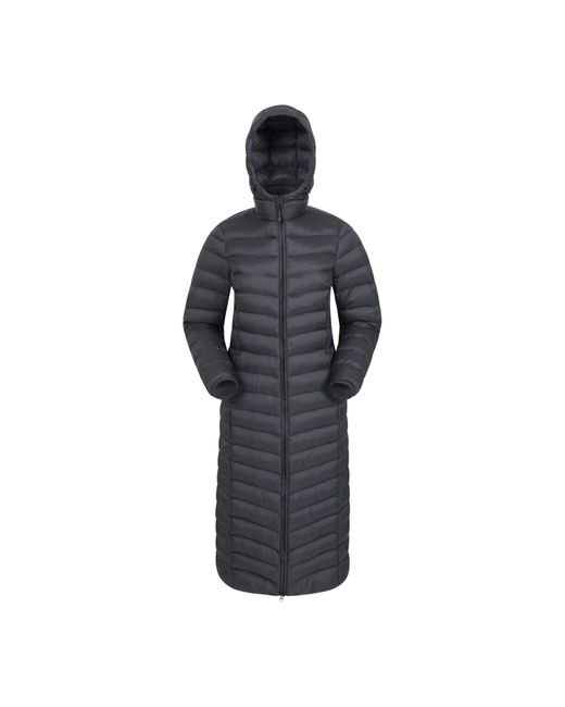Mountain Warehouse Gray Ladies Florence Extra Long Padded Jacket
