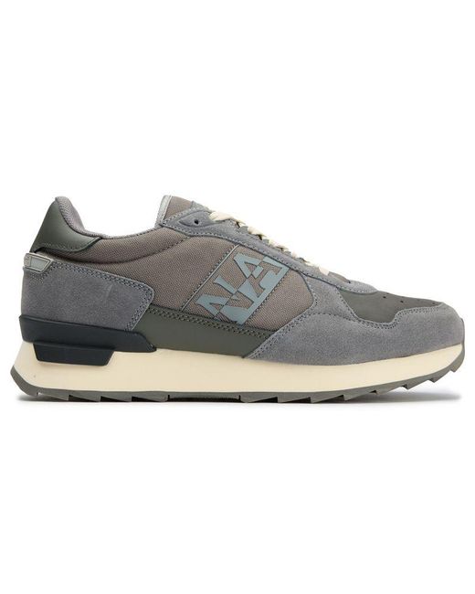 Napapijri Gray Stab Trainers for men