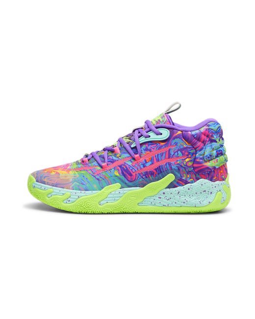 PUMA Blue MB.03 Be You Basketball Shoes for men
