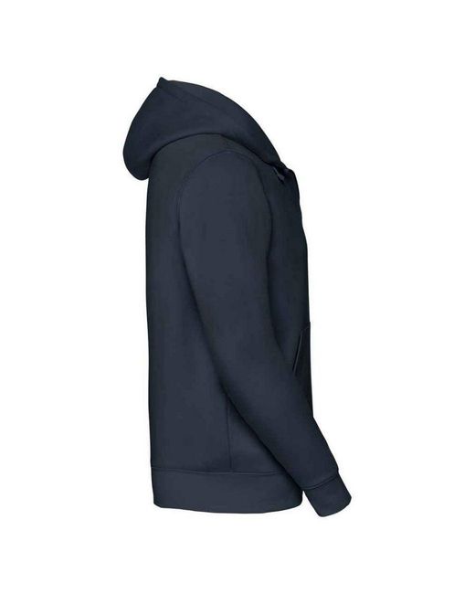 Russell Blue Authentic Hooded Sweatshirt (French) for men