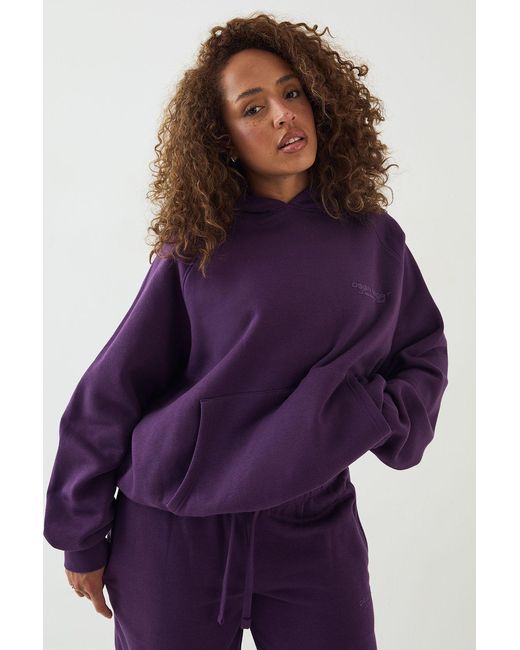 DSGN Studio Purple Sport Training Club Oversized Hoodie