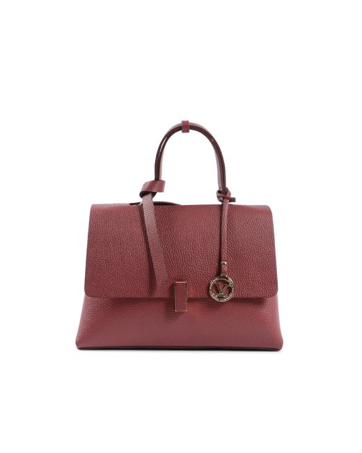 Versace 19.69 Abbigliamento Sportivo Red 19V69 Handbag 10520 Dollaro Rubino Leather