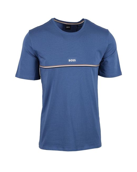Boss Blue Unique T-Shirt Open for men