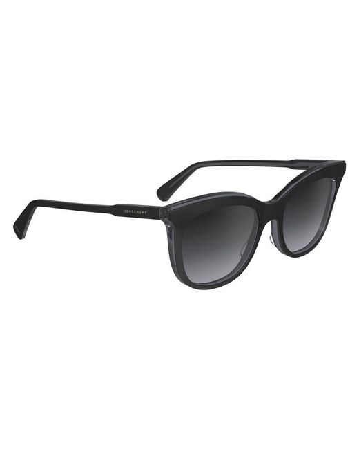 Longchamp Black Acetate Sunglasses