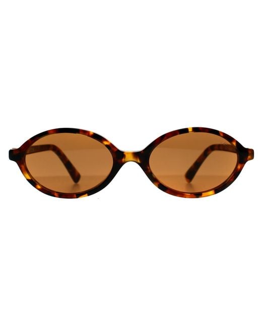 Miu Miu Brown Mu04Zs 19P2Z1 Sonnenbrille Hell Havannabraun