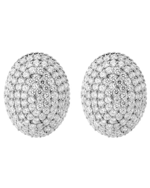 Orphelia Metallic 925 Sterling Stud Earrings