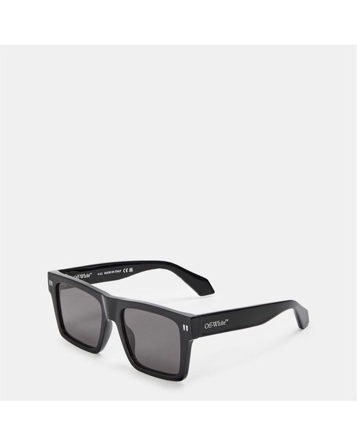 Off-White c/o Virgil Abloh Gray Accessories Off Lawton Square Full Rim Sunglasses for men