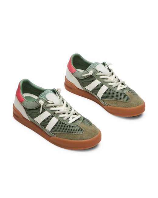 Steve Madden Green Leather Verdict 323 Sneakers