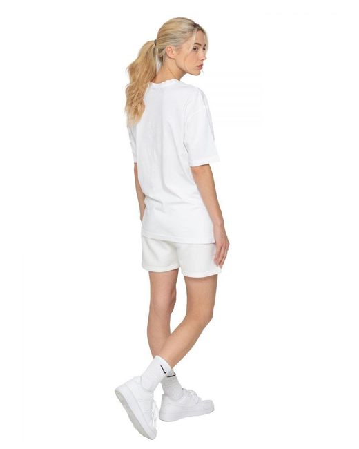 Enzo White T-Shirt Tracksuit With Shorts