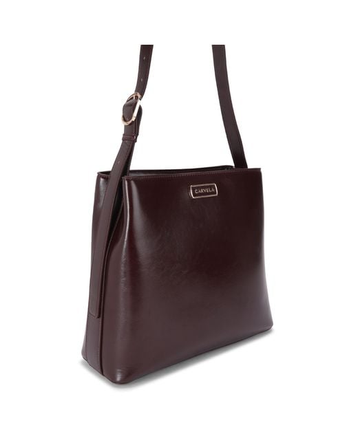 Carvela Kurt Geiger Purple Cosma Shoulder Bag
