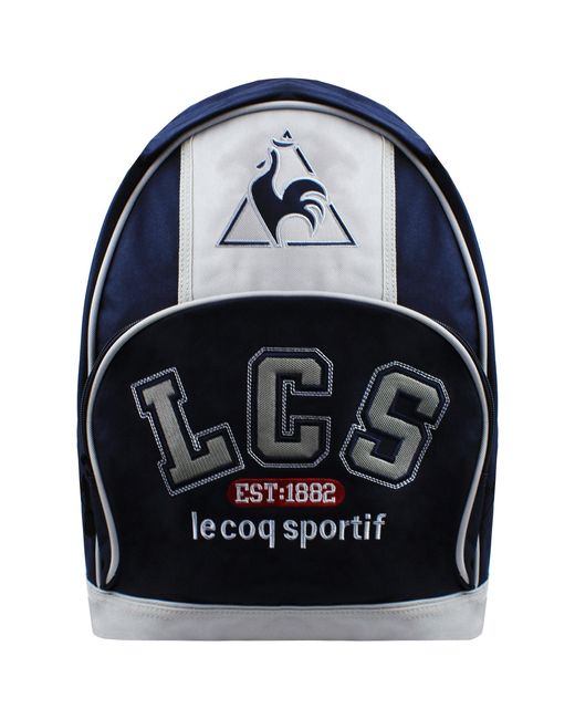 Le Coq Sportif Blue Logo/ Backpack for men