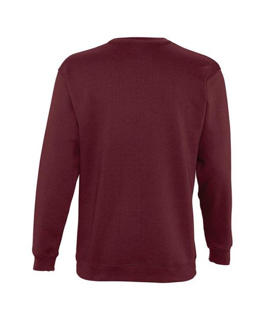 Sol's Purple Supreme Sweatshirt for men