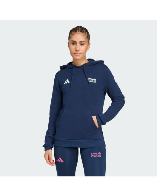 Adidas Originals Blue Bmw Berlin-Marathon 2025 City Hoody