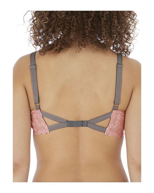 Freya Pink Offbeat Plunge Bra