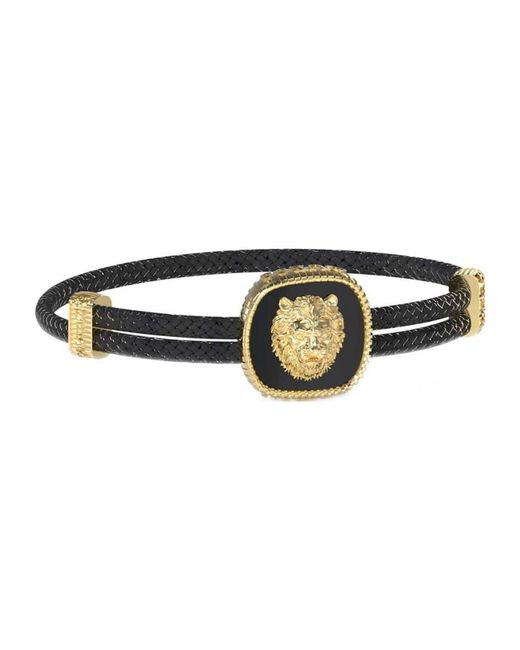 Guess Black Umb04005Ygbk Lion King Bracelet for men