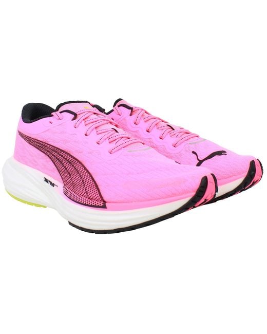 PUMA Pink Deviate Nitro 2 Running Shoes