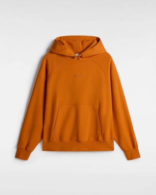 Vans Orange Premium Hoodie Fleece for men