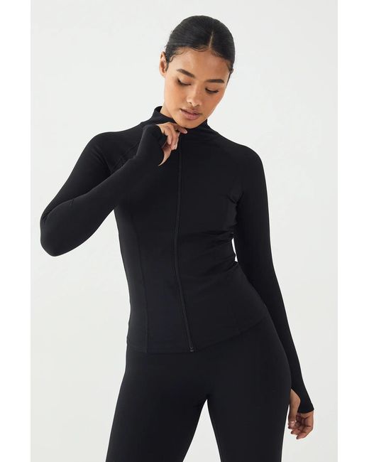DSGN Studio Blue Sculpt Zip Through Jacket