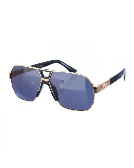 DSquared² Blue D20028S Aviator Style Metal Sunglasses for men