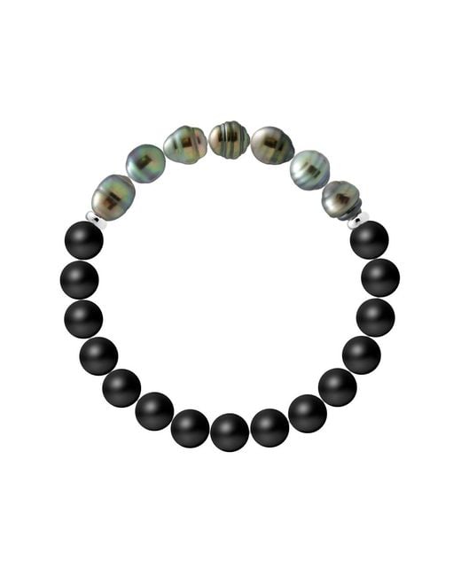 Rodney & Rolf Black Bracelet Sterling 925 Singapour