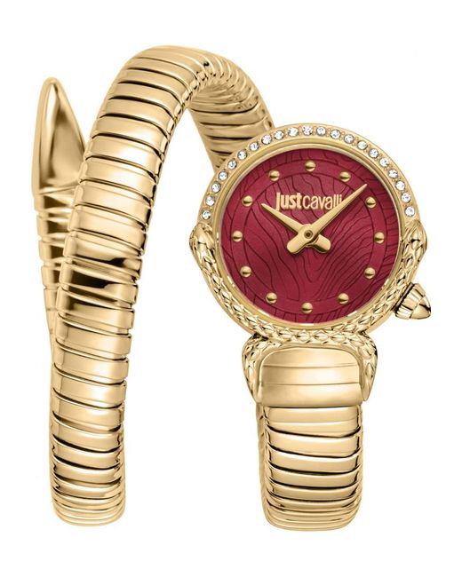 Just Cavalli Metallic Jc1L350M0035 Ladies Signature Snake Radiosa Watch